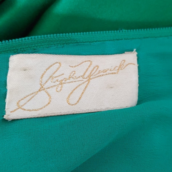 Stephen Yearick Emerald Green Gown Size 2 - Picture 13 of 16